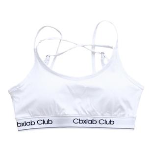 CBXLAB街舞潮牌夏季嘻哈运动内衣女爵士舞带胸垫辣妹美式跳舞背心