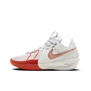 泽柒体育 Nike Air Zoom GT. CUT 3 白红实战篮球鞋 DV2918-101