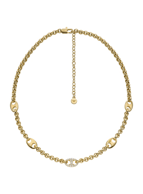 【自营】Armani阿玛尼猪鼻子系列项链女金色简约小众送女友礼物