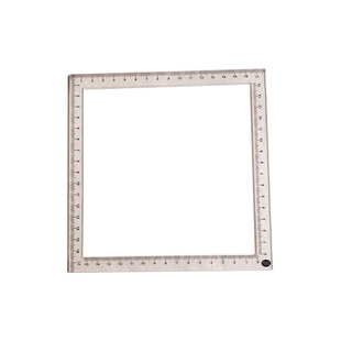 美术回形尺画正方形尺画画构成尺子镂空方格裁布打方框尺一体方尺