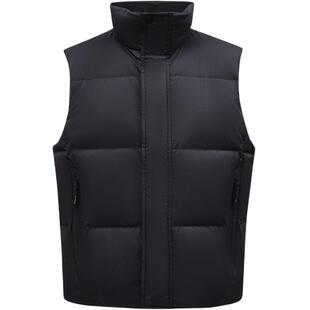 NBA ATELIER篮网队男士秋季轻薄款羽绒马甲羽绒保暖背心