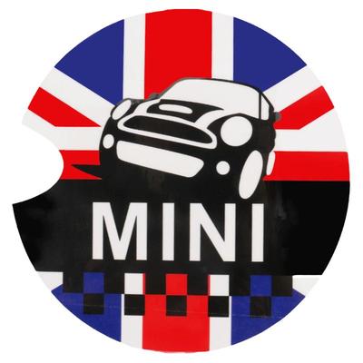 雅思兰油箱盖贴纸适用宝马mini cooper one迷你F55 F56车身装饰贴