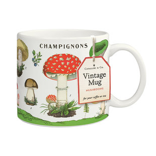 美国cavallini复古马克杯陶瓷大容量喝水咖啡杯礼盒装伴手礼