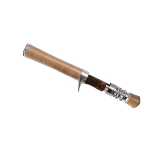 艾欧仕微物马口竿便携四节玻纤弹射超软1.45米UL调枪柄直柄溪流杆