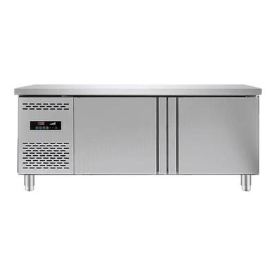风冷保鲜工作台冰柜冷冻柜商用卧式冰箱不锈钢保鲜厨房操作台定制