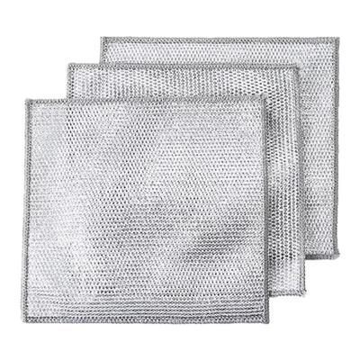 银丝抹布双面网格洗碗布不粘油易清洗厨房刷锅洗碗清洁布强力耐磨