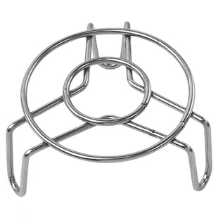 迷你蒸架304不锈钢隔水煮鸡蛋神器养生壶蒸格支架矮高脚蒸笼篦子