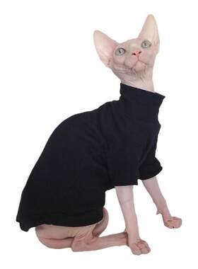 斯芬克斯无毛猫衣服柔软保暖耐脏
