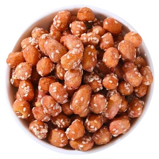 琥珀花生米500g袋装花生米第一名过年过节结婚大颗粒蜂蜜花生米