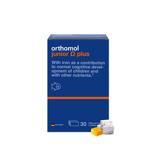 德国Orthomol奥适宝儿童鱼油Omega记忆力眼脑发育dha青少年营养