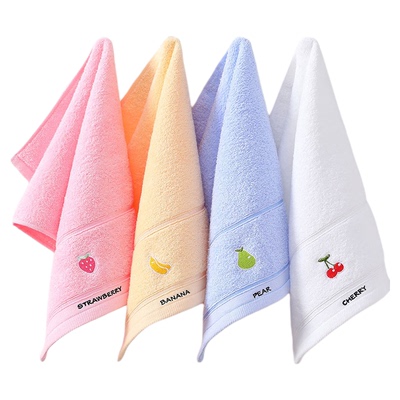 洁丽雅儿童毛巾纯棉专用洗脸巾