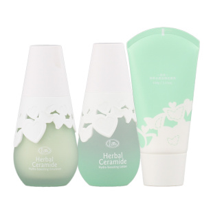 【里美套装】 limi植萃水盈澎润套装组合 洁面水乳精华霜