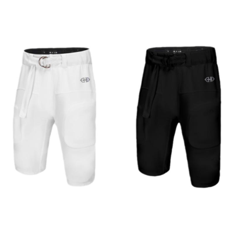 橄榄球防撞裤部落装备FootballPant可拆卸护板罩裤成人青年男护腿