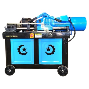 建设者钢筋平头滚丝机数控全自动平头滚丝轮铣平套丝机车丝机厂家