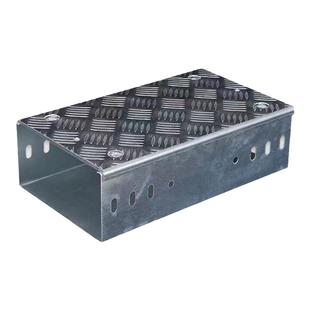 防滑电缆桥架镀锌不锈钢加厚耐踩花纹加厚型盖板槽式梯式金属线槽