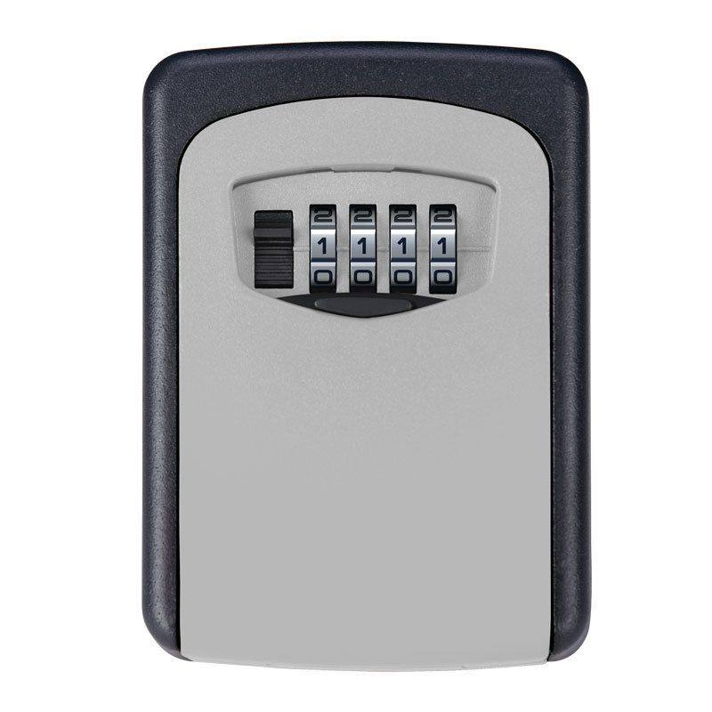 金属压铸制成坚固耐用家用钥匙盒防盗房门密码盒车库储物盒大小款