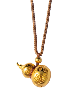 龙虎山文创沙金吉言葫芦吊坠