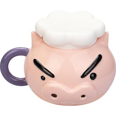 摩登主妇左卫门马克杯带盖陶瓷杯
