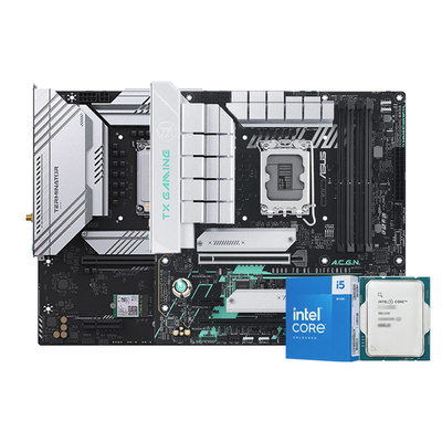 i5-14600KF搭B760M主板cpu套装