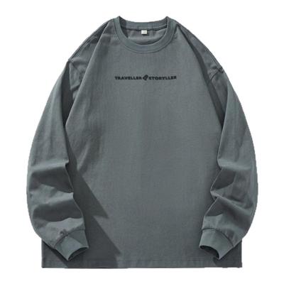 美式纯棉长袖t恤男内搭打底衫