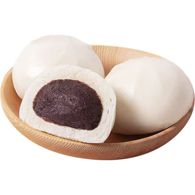 广州酒家豆沙包包子面点早餐商用