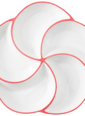 月亮火锅分隔客厅干果陶瓷菜盘