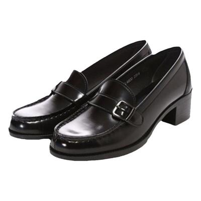 日本jk制服鞋乐福高跟英伦小皮鞋