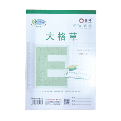 丽祥大格草b5护眼页32k本子