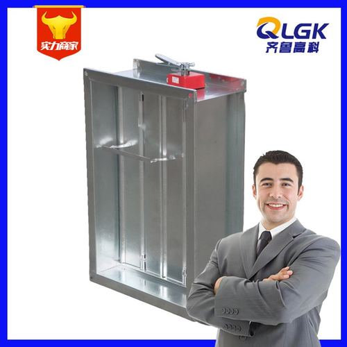 镀锌钢板电动防火阀280℃风管调节阀手动常开70度消防排烟防火阀