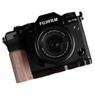 富士XT5实木手柄 黑檀木握把保护底座 超轻设计
