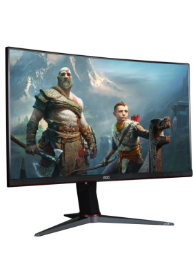 曲面电竞AOC240HZ27寸显示器屏幕