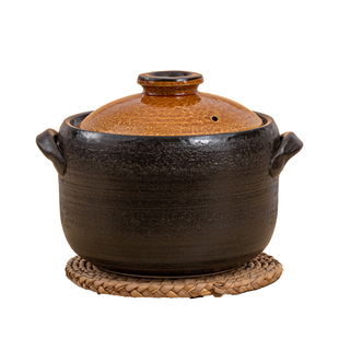 日本进口万古烧土锅耐高温久烧不裂家用煲汤砂锅日式炖汤锅家用