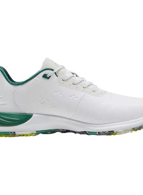 Puma/彪马正品稳定高尔夫球鞋白绿男黄绿色经典低帮鞋子379856-01