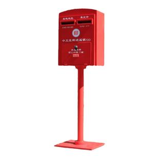 台湾信箱铁皮歪脖信箱邮筒模型 邮箱摄影道具酒吧装饰摆件复古风