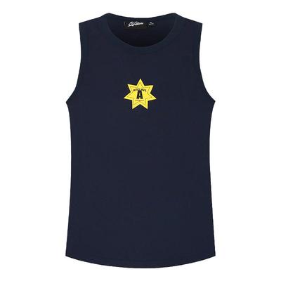 A11SLAVE徽章印花背心T恤美式