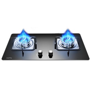 迅达燃气灶煤气灶双灶家用台式嵌入式天然气液化气猛火炉灶Q2HA