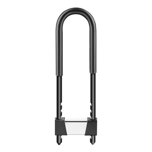 防盗玻璃门锁u型锁挂锁玻璃锁长锁商铺u室外u形锁安全办公室双门