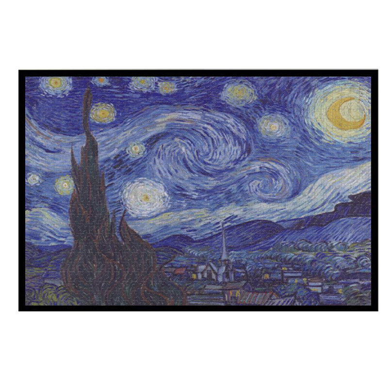 梵高世界名画星月夜拼图1000片