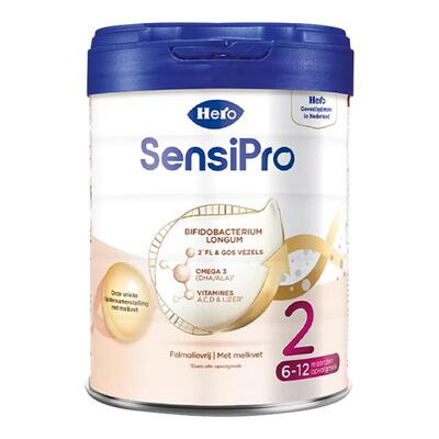 老客专享荷兰HeroBaby白金PRO进口宝宝奶粉2段6-12月700g*6罐