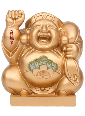 吉祥居李居明旗舰店现货正品2026马年吉祥物财神惠比寿招财摆件