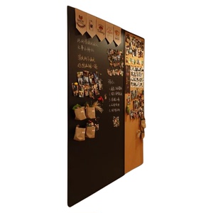 齐富黑板软木照片墙展示板定做