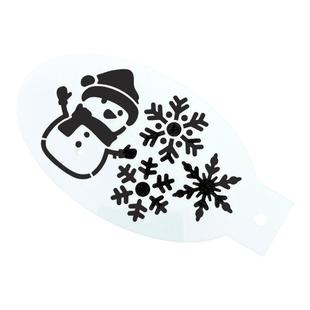 2025新款圣诞复活节儿童面部彩绘模板派对舞会圣诞老人镂空模板