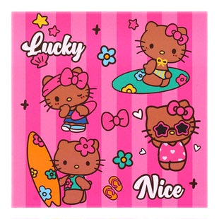 2026 马年新年黑皮KT猫豹纹波点蝴蝶结可爱卡通利是封创意红包袋