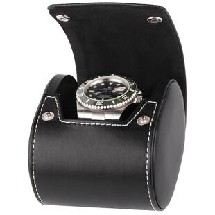 新款高档手表盒收纳盒子便携迷你随身旅行单个真皮手工表包送礼物