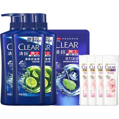 清扬控油新升级樱花香洗发水