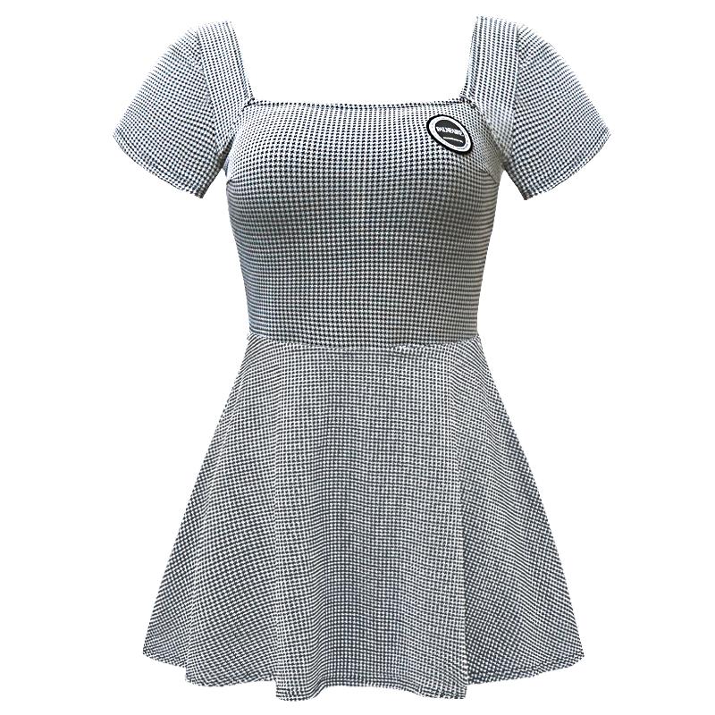预售女士时尚裙式泳衣范德安