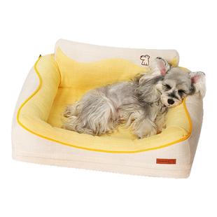 Hoopet狗窝方窝宠物秋冬睡垫猫窝沙发可躺可睡狗床四季通用可拆洗