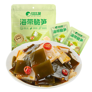 比比赞海带脆笋10小包低脂下饭菜