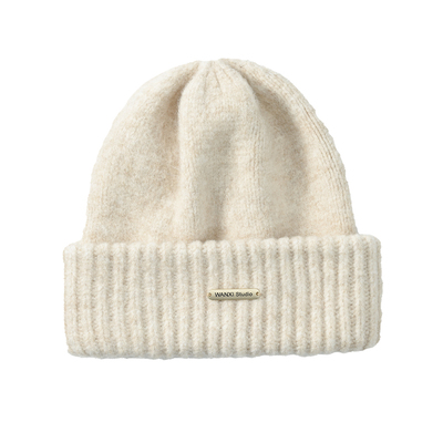 针织毛线帽女显脸小冰岛雪山