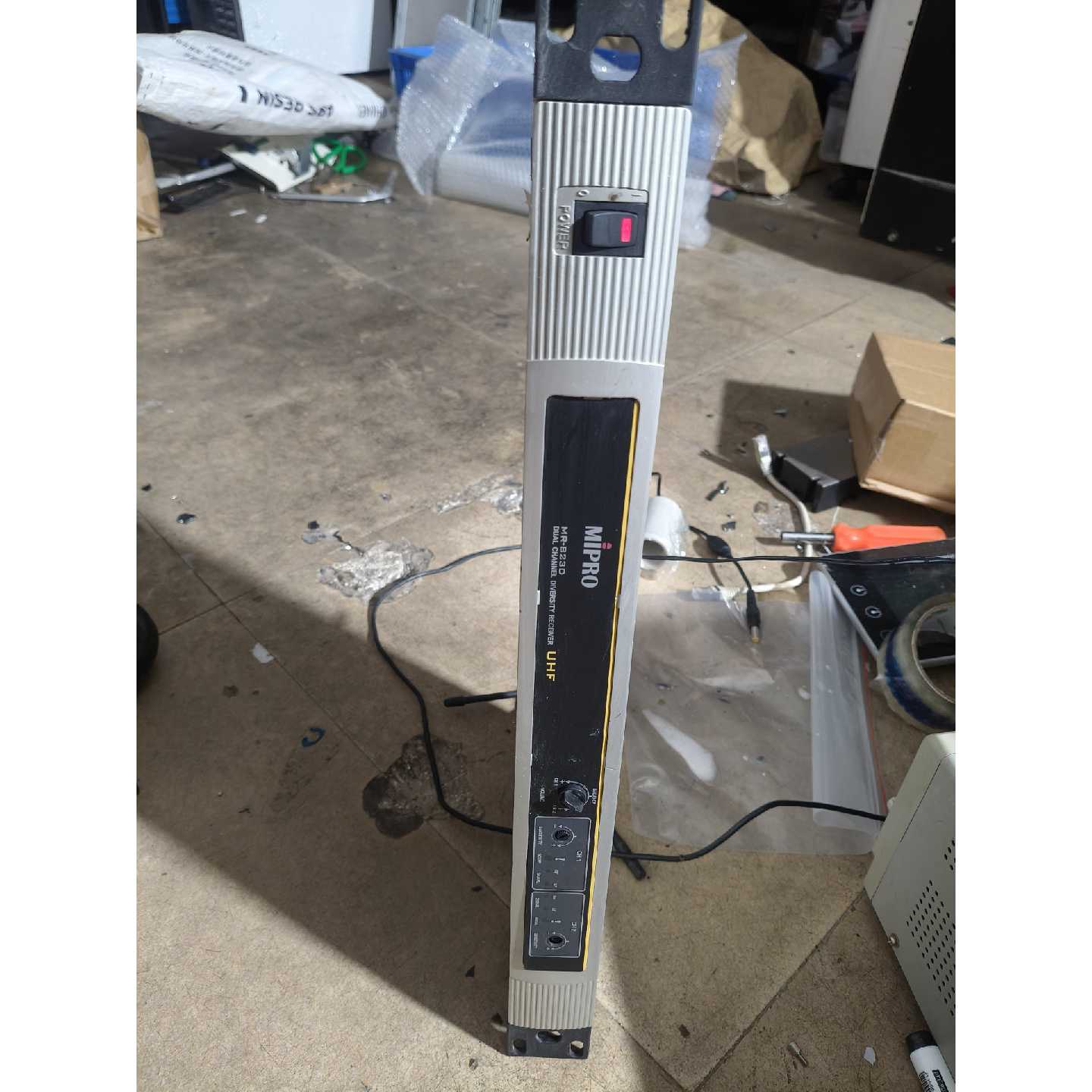 议价MIPRO MR-823D双通道UHF无线话筒接机,原装正